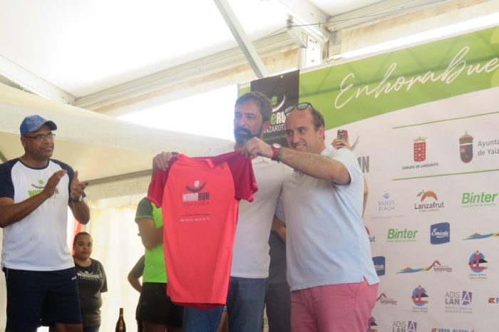 Promoción de la Rioja Alavesa Wine Run con el Presidente del Cabildo de Lanzarote